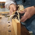 Man doing woodworking