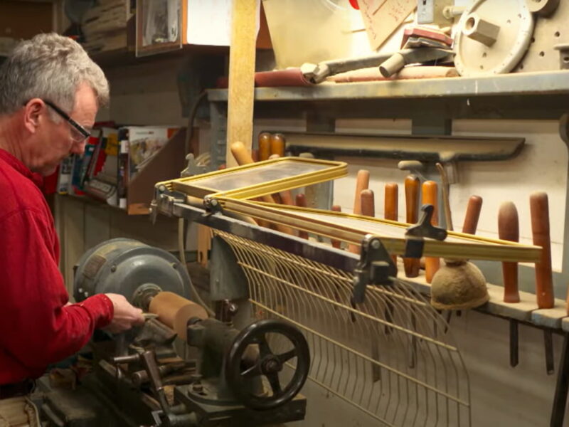 Man working on a machine