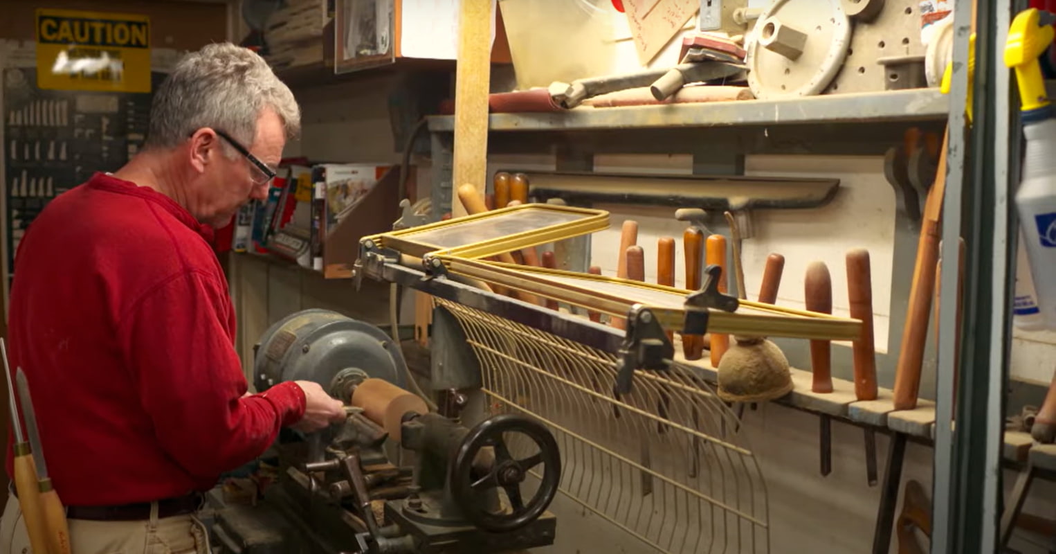 Man working on a machine